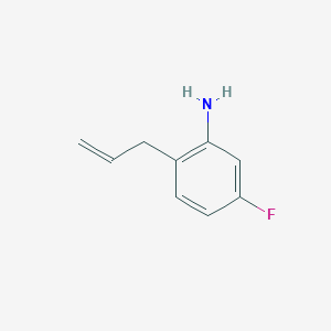 molecular formula C9H10FN B13421133 5-Fluoro-2-(prop-2-en-1-yl)aniline CAS No. 477983-59-8