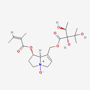 molecular formula C20H31NO8 B13421175 Heliosupine N-oxide 