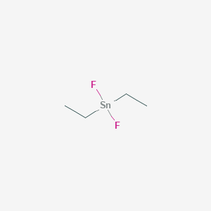 molecular formula C4H10F2Sn B13421206 Diethyl(difluoro)stannane CAS No. 649-48-9
