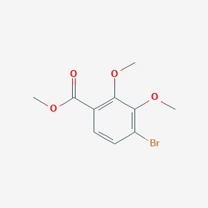 molecular formula C10H11BrO4 B13421237 Methyl 4-bromo-2,3-dimethoxybenzoate CAS No. 61203-58-5