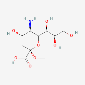 molecular formula C10H19NO8 B13421245 2-O-Methyl-alpha-neuraminic acid 