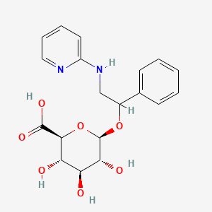 molecular formula C19H22N2O7 B13421297 Phenyramidol Glucuronide 