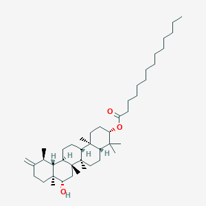molecular formula C44H76O3 B13421308 Arnidiol 3-Myristate 