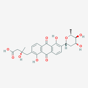 molecular formula C25H26O10 B13421317 Fridamycin A 