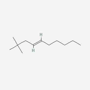 molecular formula C12H24 B13421336 (4E)-2,2-Dimethyl-4-decene 