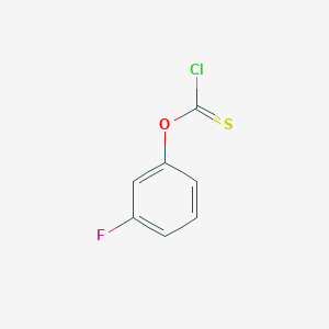 molecular formula C7H4ClFOS B13421344 3-Fluorophenyl chlorothioformate CAS No. 42908-74-7