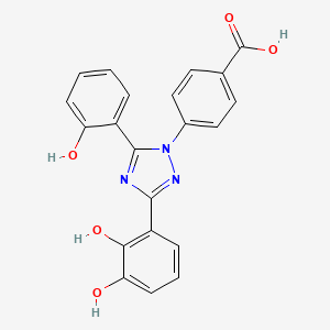 molecular formula C21H15N3O5 B13421359 3-Hydroxy Deferasirox 