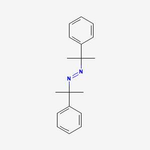 molecular formula C18H22N2 B13421372 alpha,alpha'-Azocumene 