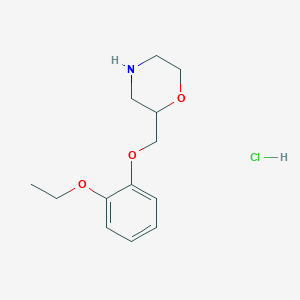 molecular formula C13H20ClNO3 B134214 Viloxazine hydrochloride CAS No. 35604-67-2