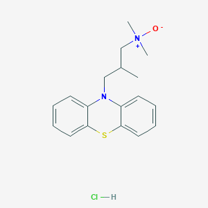 molecular formula C18H23ClN2OS B13421484 Trimeprazine N-Oxide Hydrochloride 