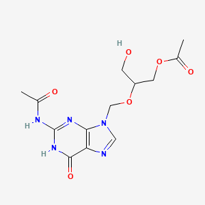 molecular formula C13H17N5O6 B13421490 Ganciclovir N,O-Diacetate CAS No. 298197-26-9