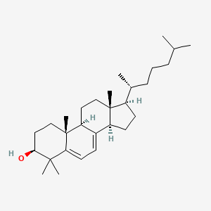 molecular formula C29H48O B13421496 Cholesta-5,7-dien-3-ol, 4,4-dimethyl-, (3beta)- 