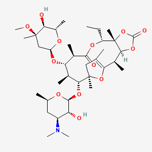 molecular formula C38H63NO13 B13421506 Cycloester Erythromycin Enol Ether 