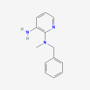 molecular formula C13H15N3 B1342153 N2-Benzyl-N2-methylpyridine-2,3-diamine CAS No. 1016503-77-7
