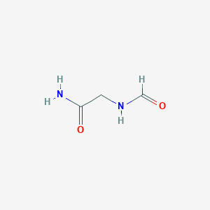 molecular formula C3H6N2O2 B13421544 2-Formamidoacetamide CAS No. 4238-57-7