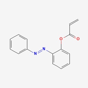 molecular formula C15H12N2O2 B13421545 (2-Phenyldiazenylphenyl) prop-2-enoate 