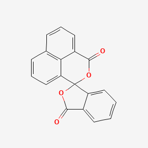molecular formula C19H10O4 B13421598 Spiro[isobenzofuran-1(3H),1'-[1H,3H]naphtho[1,8-cd]pyran]-3,3'-dione 
