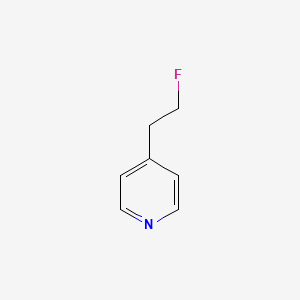 molecular formula C7H8FN B13421627 4-(2-Fluoroethyl)pyridine 