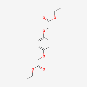 molecular formula C14H18O6 B13421635 Diethyl 2,2'-(1,4-phenylenebis(oxy))diacetate CAS No. 5897-78-9