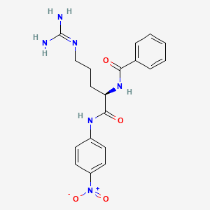 molecular formula C19H22N6O4 B13421688 N-Benzoyl-D-arginine-4-nitroanilide 