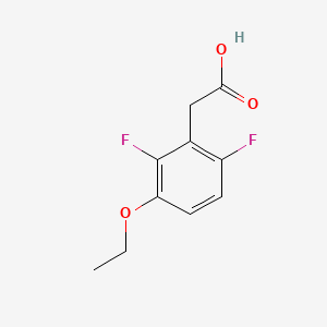 molecular formula C10H10F2O3 B1342169 3-Ethoxy-2,6-difluorophenylacetic acid CAS No. 1092461-32-9