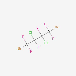 molecular formula C4Br2Cl2F6 B13421690 1,4-Dibromo-2,3-dichlorohexafluorobutane CAS No. 375-42-8