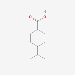 molecular formula C10H18O2 B134217 trans-4-Isopropylcyclohexanecarboxylic acid CAS No. 7077-05-6