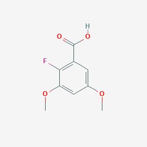 molecular formula C9H9FO4 B1342172 2-Fluoro-3,5-dimethoxybenzoic acid CAS No. 651734-59-7
