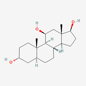 molecular formula C19H32O3 B13421725 5alpha-Androstan-3alpha,11beta,17beta-triol 