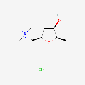 molecular formula C9H20ClNO2 B13421738 (-)-3-Epimuscarine Chloride 