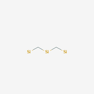 molecular formula C2H4Si3 B13421766 1,3,5-Trisilapentane CAS No. 5637-99-0