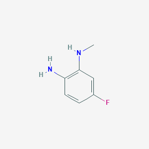 molecular formula C7H9FN2 B1342178 5-Fluoro-N1-methylbenzene-1,2-diamine CAS No. 348133-46-0