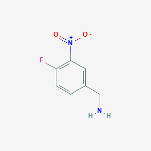 (4-Fluoro-3-nitrophenyl)methanamine