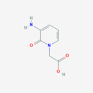 molecular formula C7H8N2O3 B1342185 2-(3-Amino-2-oxopyridin-1(2H)-yl)acetic acid CAS No. 300582-90-5