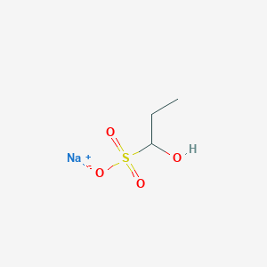 molecular formula C3H7NaO4S B13421922 Sodium1-hydroxypropane-1-sulfonate 