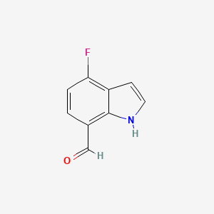 4-fluoro-1H-indole-7-carbaldehyde