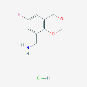 (6-fluoro-4H-1,3-benzodioxin-8-yl)methylamine hydrochloride