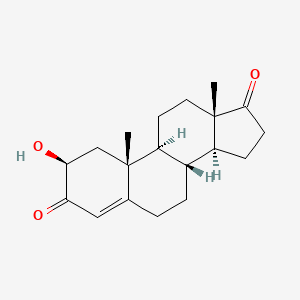 molecular formula C19H26O3 B13422182 2-beta-Hydroxy-androst-4-ene-3,17-dione 