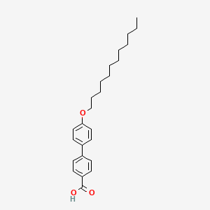 molecular formula C25H34O3 B13422200 4'-n-Decyloxybiphenyl-4-carboxylic acid 