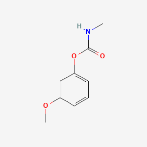 molecular formula C9H11NO3 B13422202 3-Methoxyphenyl methylcarbamate CAS No. 3938-28-1