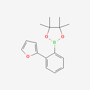 2-[2-(Fur-2-yl)phenyl]-4,4,5,5-tetramethyl-1,3,2-dioxaborolane