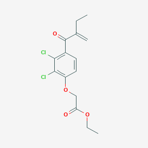 molecular formula C15H16Cl2O4 B13422280 Etacrynic Acid Ethyl Ester 