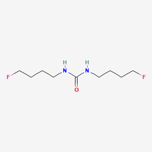 molecular formula C9H18F2N2O B13422297 1,3-Bis(4-fluorobutyl)urea CAS No. 542-51-8