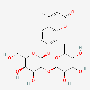 molecular formula C22H28O12 B13422341 (2R,5S)-5-(3,4-Dihydro-2,4-dioxo-1(2H)-pyrimidinyl)-1,3-oxathiolane-2-carboxylic Acid (1R,2S,5R)-5-Methyl-2-(1-methylethyl)cyclohexyl Ester 