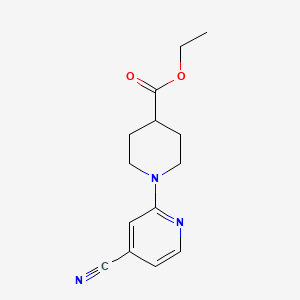 Ethyl 1-(4-cyanopyridin-2-yl)piperidine-4-carboxylate