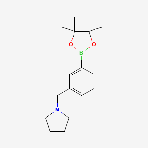 1-(3-(4,4,5,5-Tetramethyl-1,3,2-dioxaborolan-2-yl)benzyl)pyrrolidine