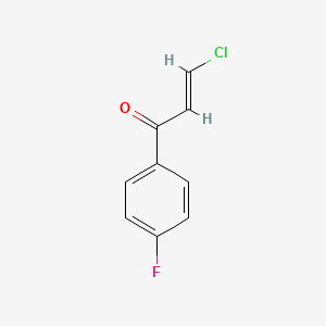 molecular formula C9H6ClFO B13422412 trans-3-Chloro-4'-fluoroacrylophenone CAS No. 25871-99-2