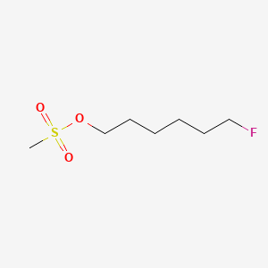 molecular formula C7H15FO3S B13422468 6-Fluorohexyl methanesulfonate CAS No. 352-95-4