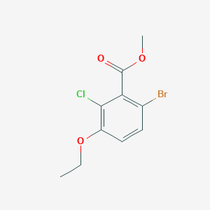 molecular formula C10H10BrClO3 B13422476 Methyl 6-bromo-2-chloro-3-ethoxybenzoate 