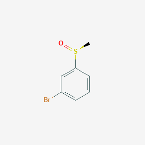 molecular formula C7H7BrOS B13422508 (S)-1-Bromo-3-(methylsulfinyl)benzene 